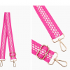 Hayden Woven Bag Strap - Hot Pink, Spotted