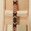 Green Orange Aztec Print Bag Strap