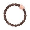 Metallic Rose Gold Heart Bronze Band Bracelet