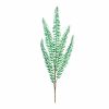Green Glittered Fern Spray