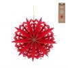 Red Paper Star Burst Decoration