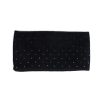 Black Embellished Knit Headband