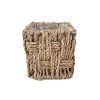 Natural Straw Braided Baskets