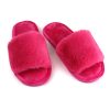 Pink Faux Fur Slippers Small/Medium