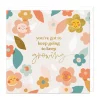 Keeping Growing Smiling Flowers Card