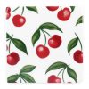 Cherries porcelain coaster