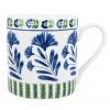 Country flowers bone China mug
