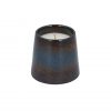 Stoneware Scented Candle Pot - Brown/Blue Reactive Glaze