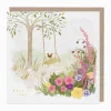 Swing Among The Flowers Card