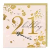Key To Future 21st Birthday Luxury Card