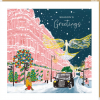 London Christmas dressed street