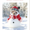 Christmas snowman hound