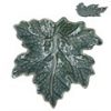 Green Leaf Stoneware Dish
