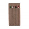 Glass/Metal Christmas Cocktail Stirrer