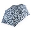 Blue animal print recycled umbrella