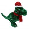Tinsel T-Rex orn