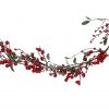 Red Berry & Rosehip with Foliage Garland