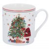 Nostalgia New Bone China Mug Santa with Christmas Tree