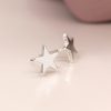 Small sp star stud earrings