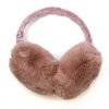 Pink faux fur ear muffs
