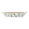 Stoneware Long Serving Dish Meadow