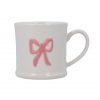 Stoneware Mini Mug 7cm - Pink Bows