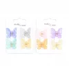 Card of 4 butterfly mini clamps