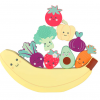 Happy Veggies and Friends Balancing Game