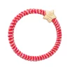 Velvet gold star pink fizz bangle band