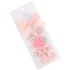 Pink Set Hair Clips Pack Of 5