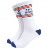 The boss organic cotton sports socks in white