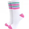 Organic cotton sports socks in pink