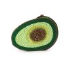 Beaded Avocado Purse