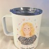 12oz Stainless Steel Mug - White