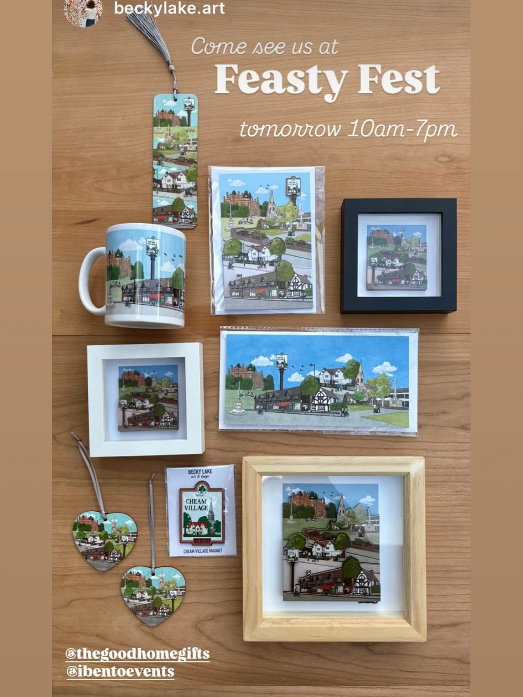 Instagram post from thegoodhomegifts. This post is in position 4.